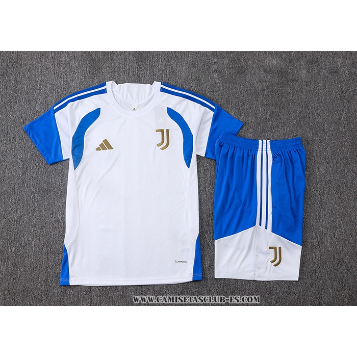 Chandal del Juventus 26-27 Manga Corta Blanco - Pantalon Corto